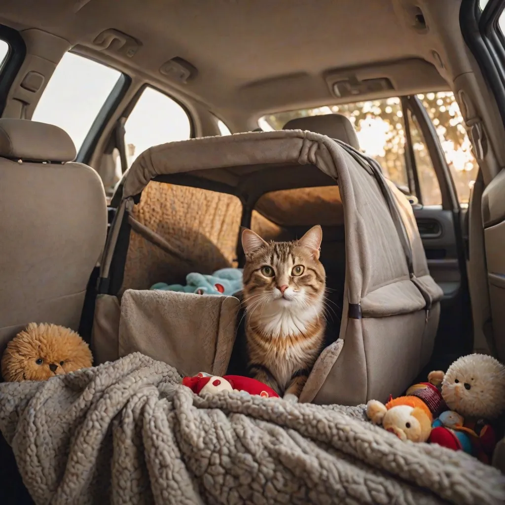 Jak przewozić kota w samochodzie