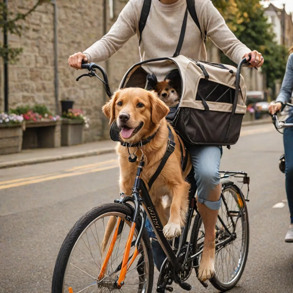 Jakprzewozić psa na rowerze?