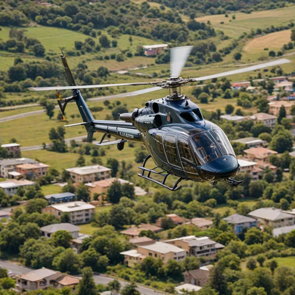 Z jaką prędkością leci helikopter?