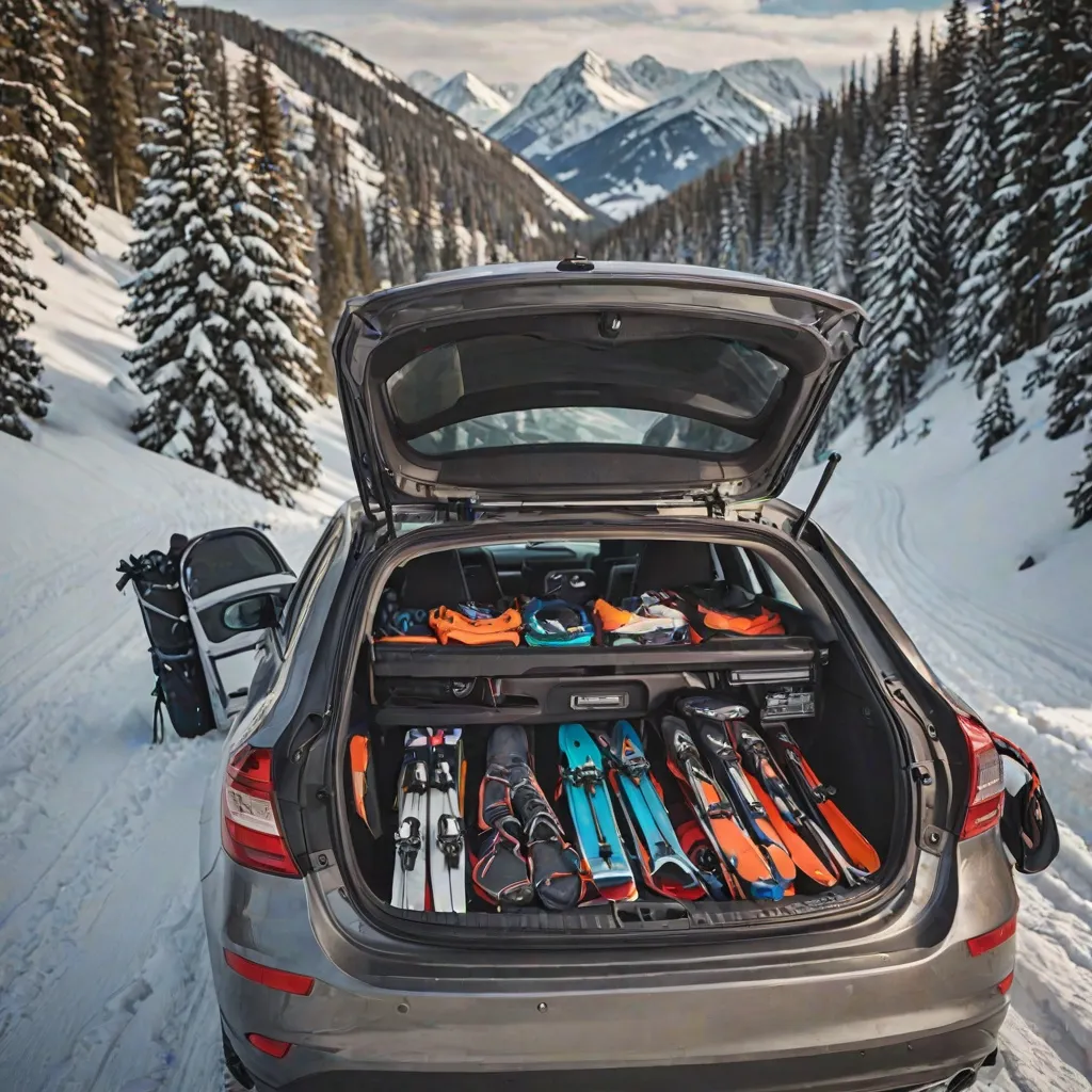 Jak przewozić narty w samochodzie?