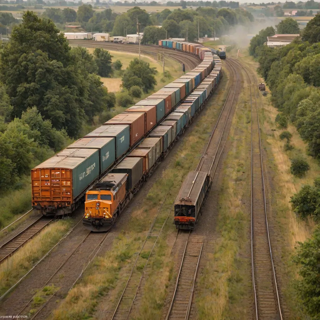 Ile wagonów ma pociąg towarowy?