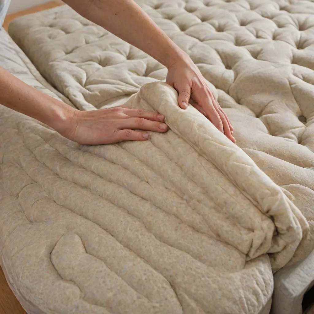 Jak zwinąć materac do transportu?